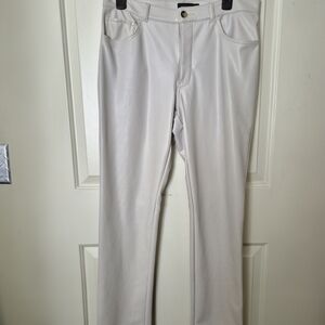 Banana Republic Cream Straight Leg Pants